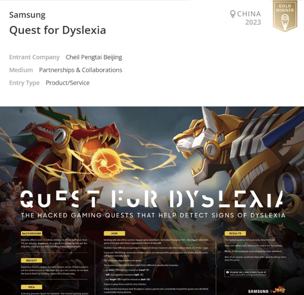 Quest for Dyslexia