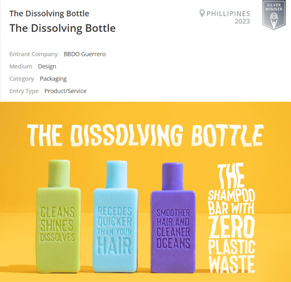 The Dissolving Bottle